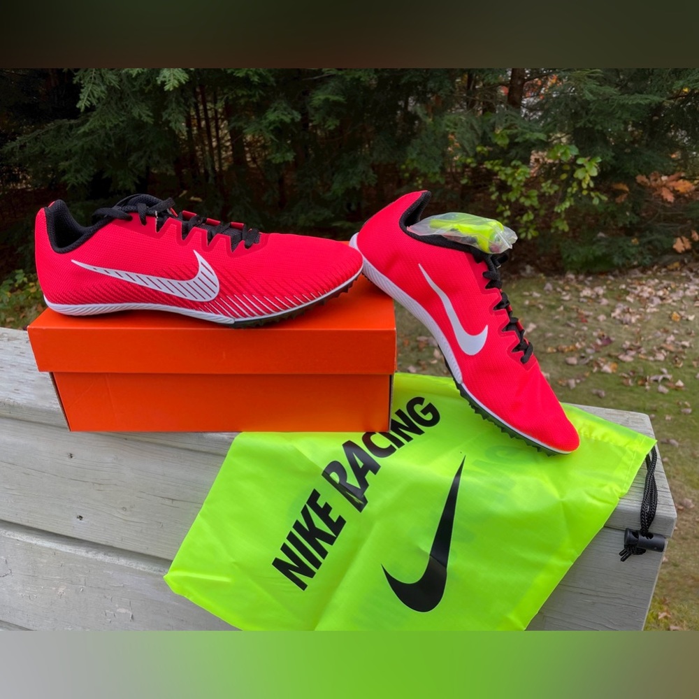 NIB NIKE Zoom Rival Spikes (multi) size mens 8.5 w/box, wrench, spikes, bag!